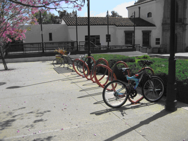 Elliptical Bike Racks