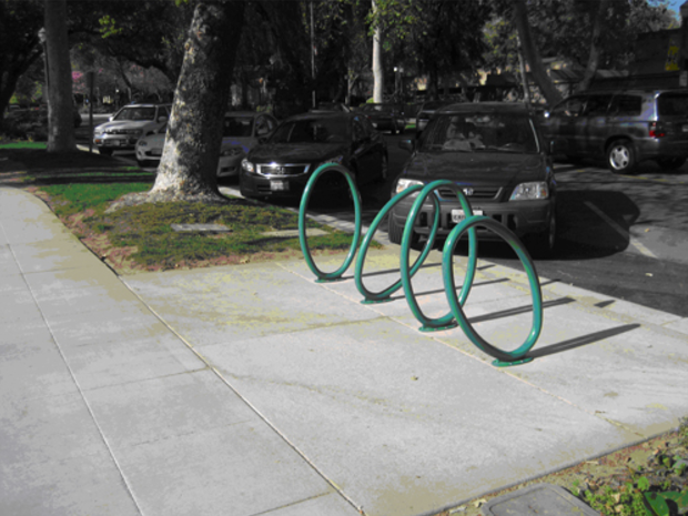 Elliptical Bike Racks